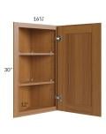 Artisan Walnut Shaker 18x96 Wall Pantry