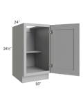 Pewter Grey Shaker 18x96 Wall Pantry