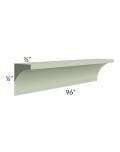 Midtown Pistachio Green Shaker 24x30 Square Corner Wall Cabinet