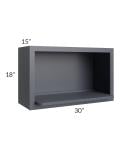Vienna Indigo Wainscot 30" Wall Panel