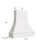 Tuscan Cloud Wainscot 30" Wall Panel