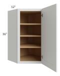 Belfast White Wainscot 30" Wall Panel