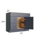 Midtown Indigo Shaker Wainscot 30" Wall Panel