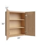 Southport Toffee Shaker 24x90 Wall Pantry