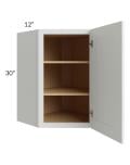 Midtown White Shaker 24x42 Square Corner Wall Cabinet
