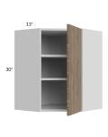 Milan Pecan Wainscot 60" Wall Panel (for 15" deep cabinets)
