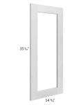 Heather Grey Shaker 18x90 Wall Pantry